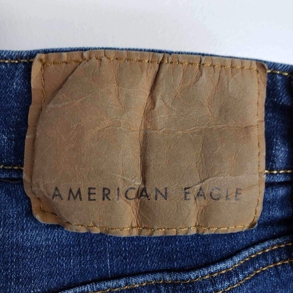 American Eagle AE Jeans Airflex Mens 28x30 Dark Wash Athletic Fit Skinny - Picture 7 of 13